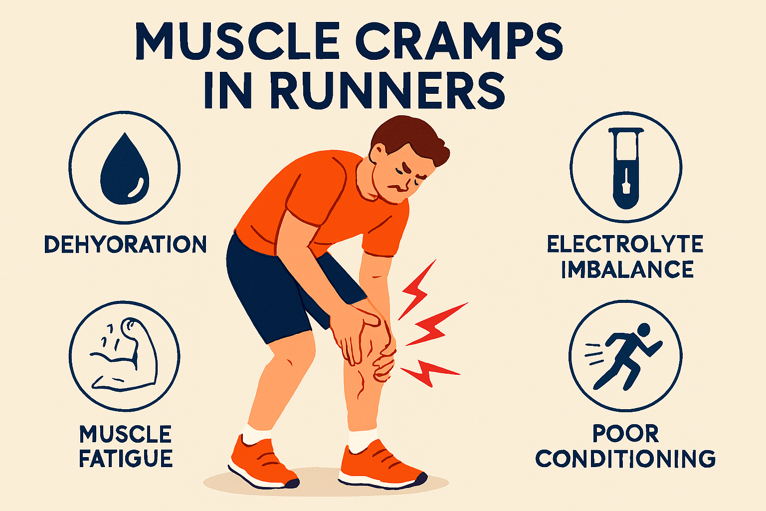 Muscle cramps in runners