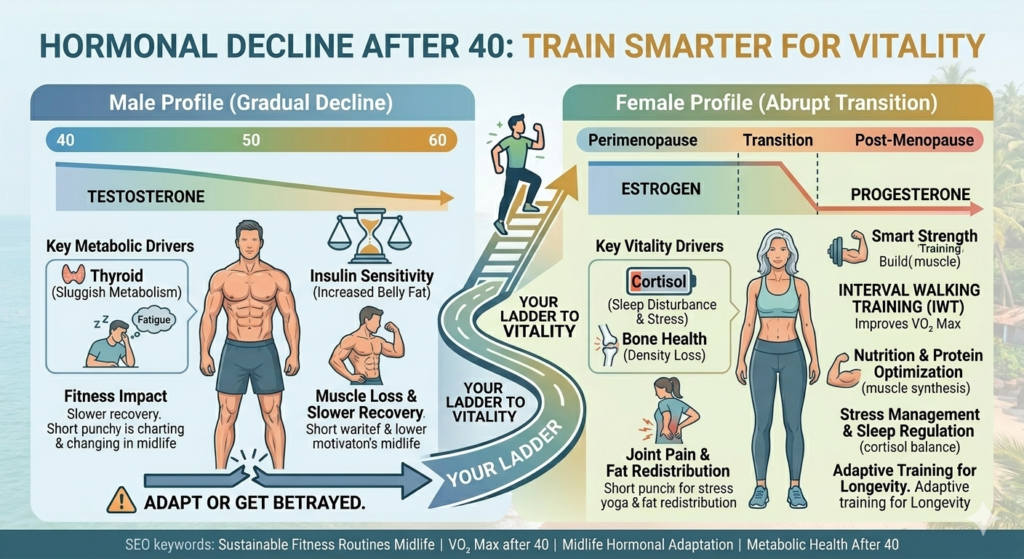 Choosing sustainable fitness solutions for hormonal decline after 40 through honest assessment and professional guidance.