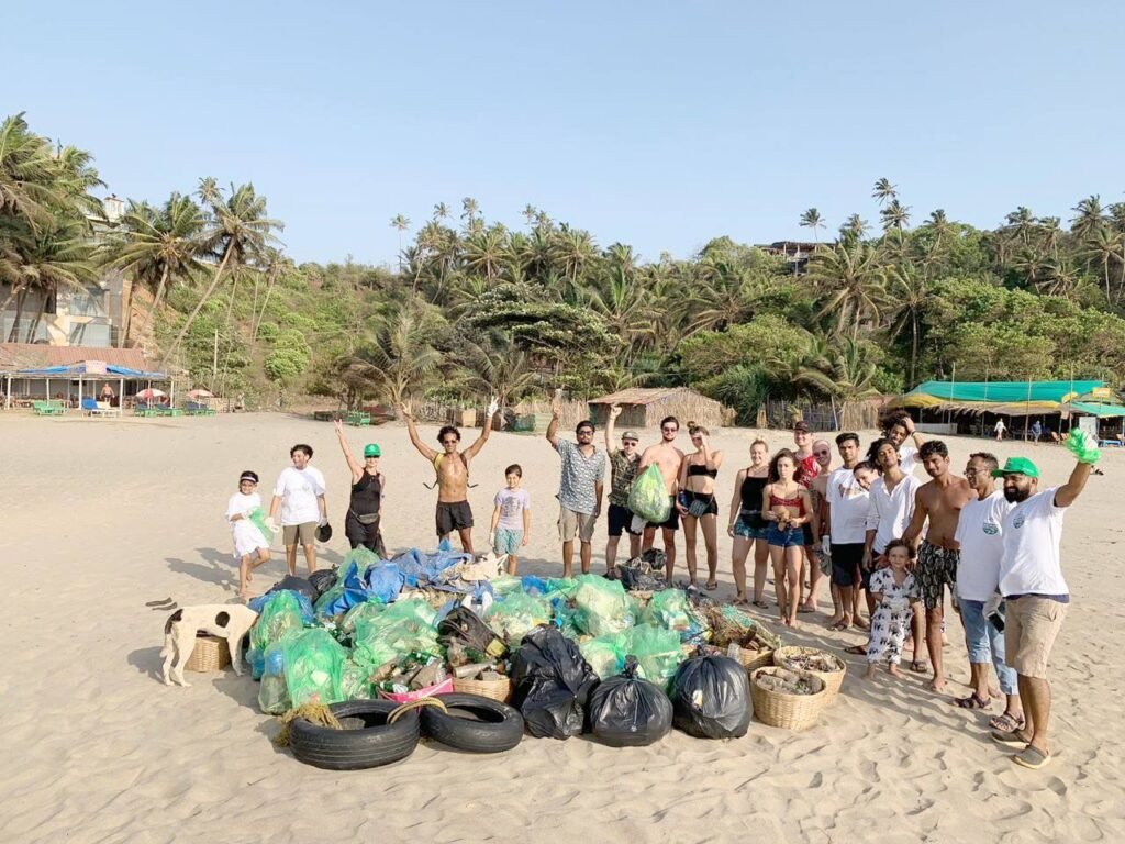 Beach cleanup drive