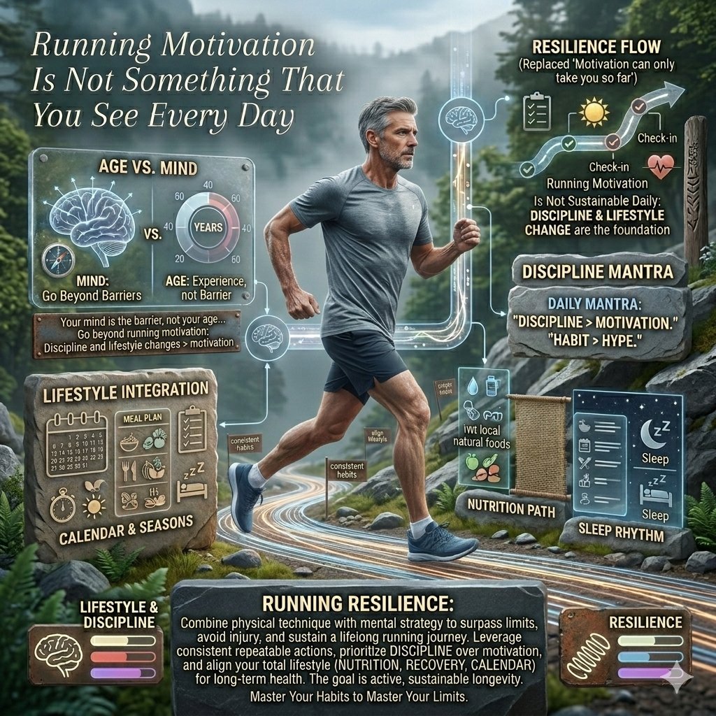 go beyond running motivation and build discipline.