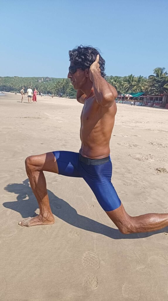 running in the sun - post running stretch