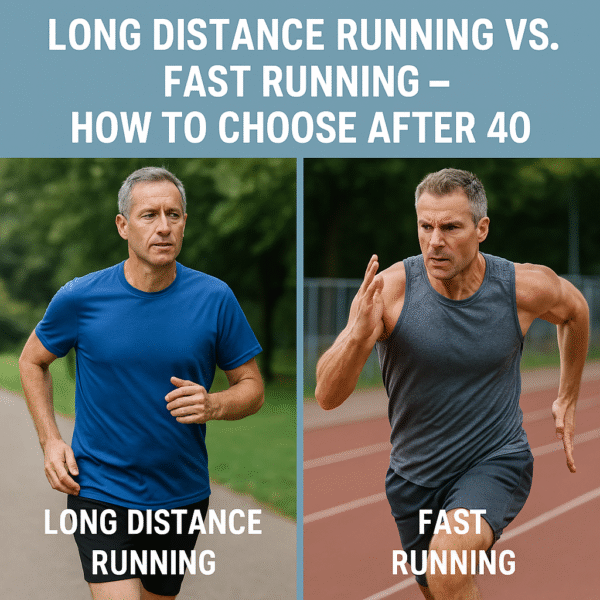 Long Distance Running Vs. Fast Running – How to Choose After 40?
