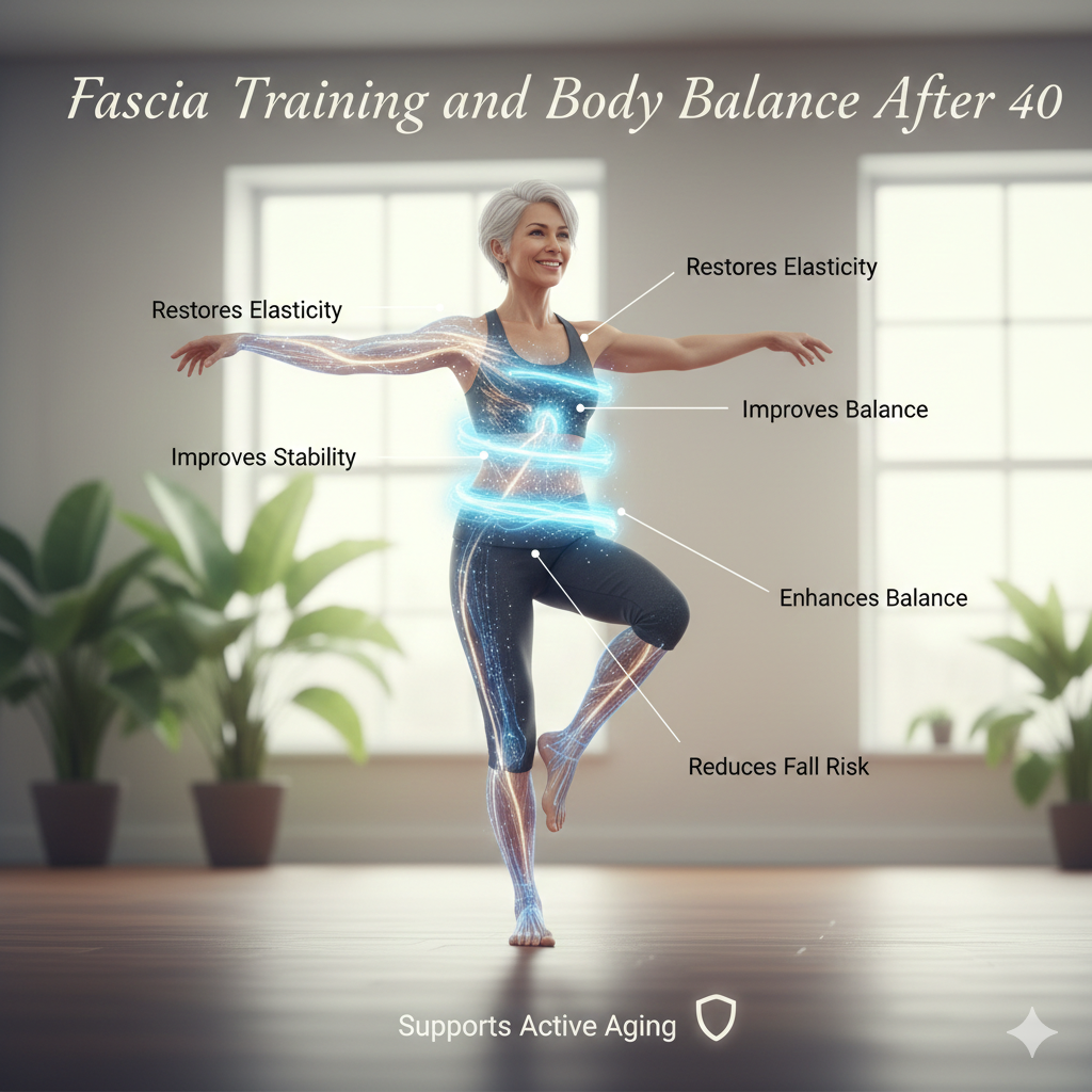 fascia training - body balance and active aging after 40