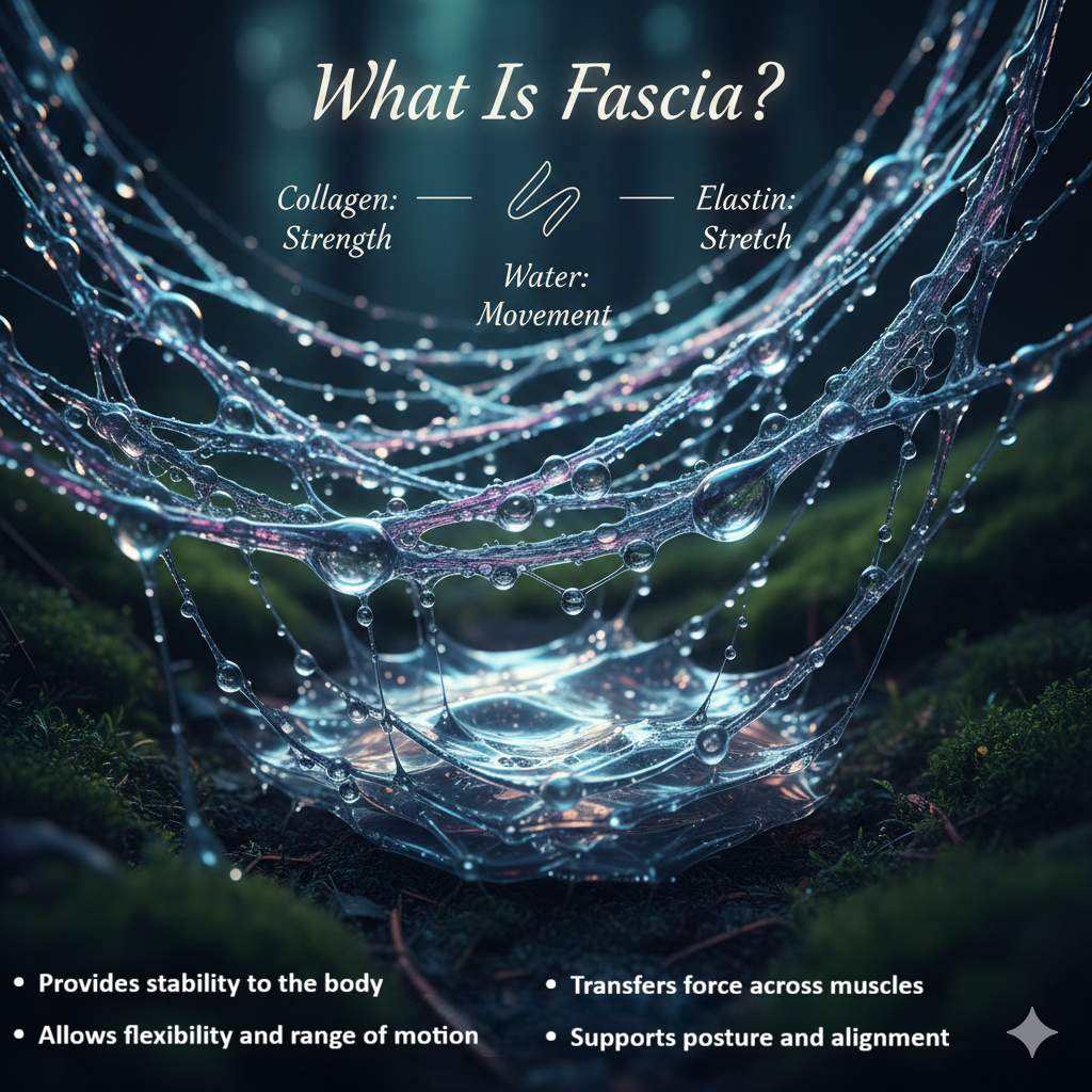 fascia training - collagen, elastin, water composition